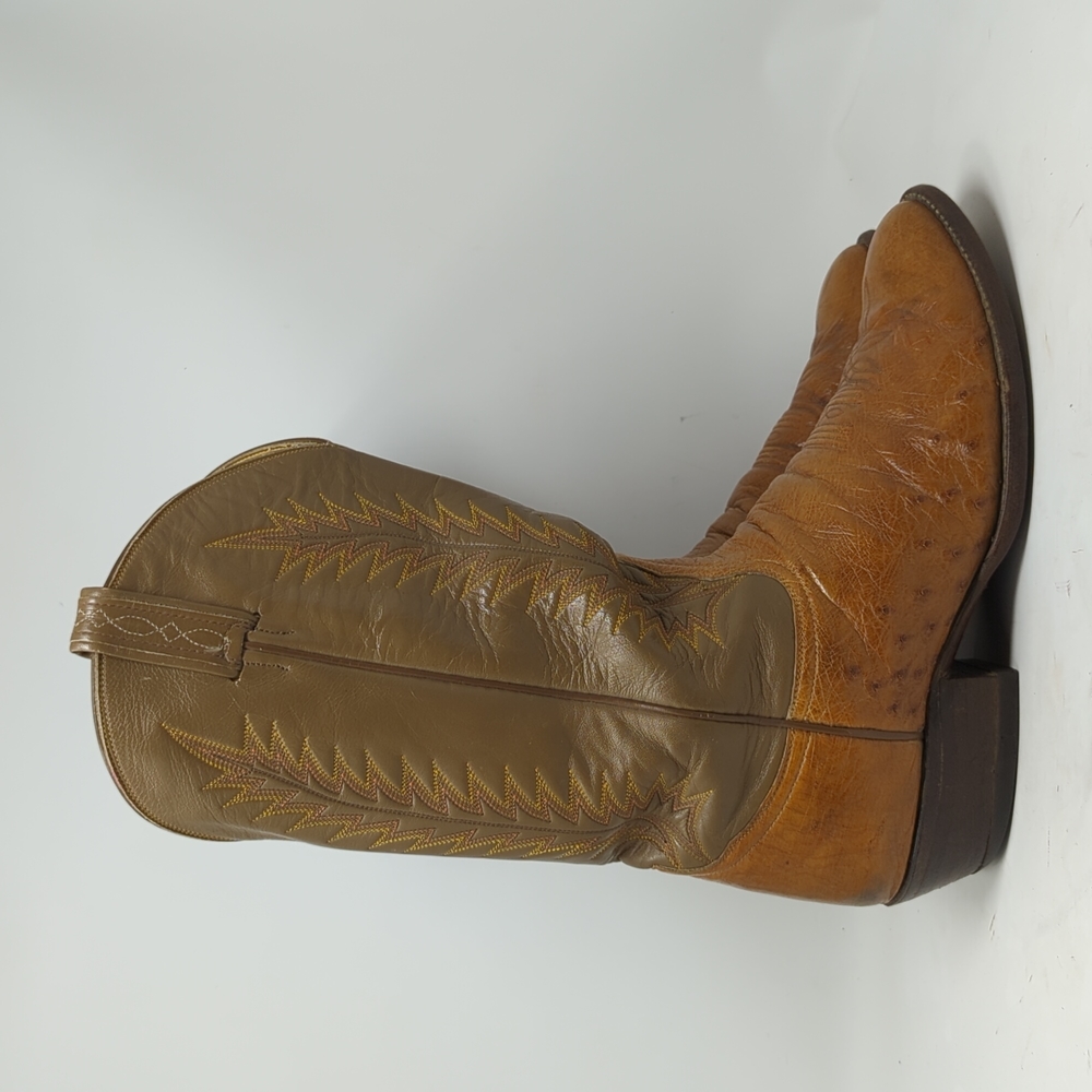 🇺🇸 Tony Lama smooth quill cowboy boots 10.5EE